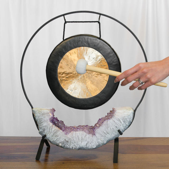 Gong with Crystal Base