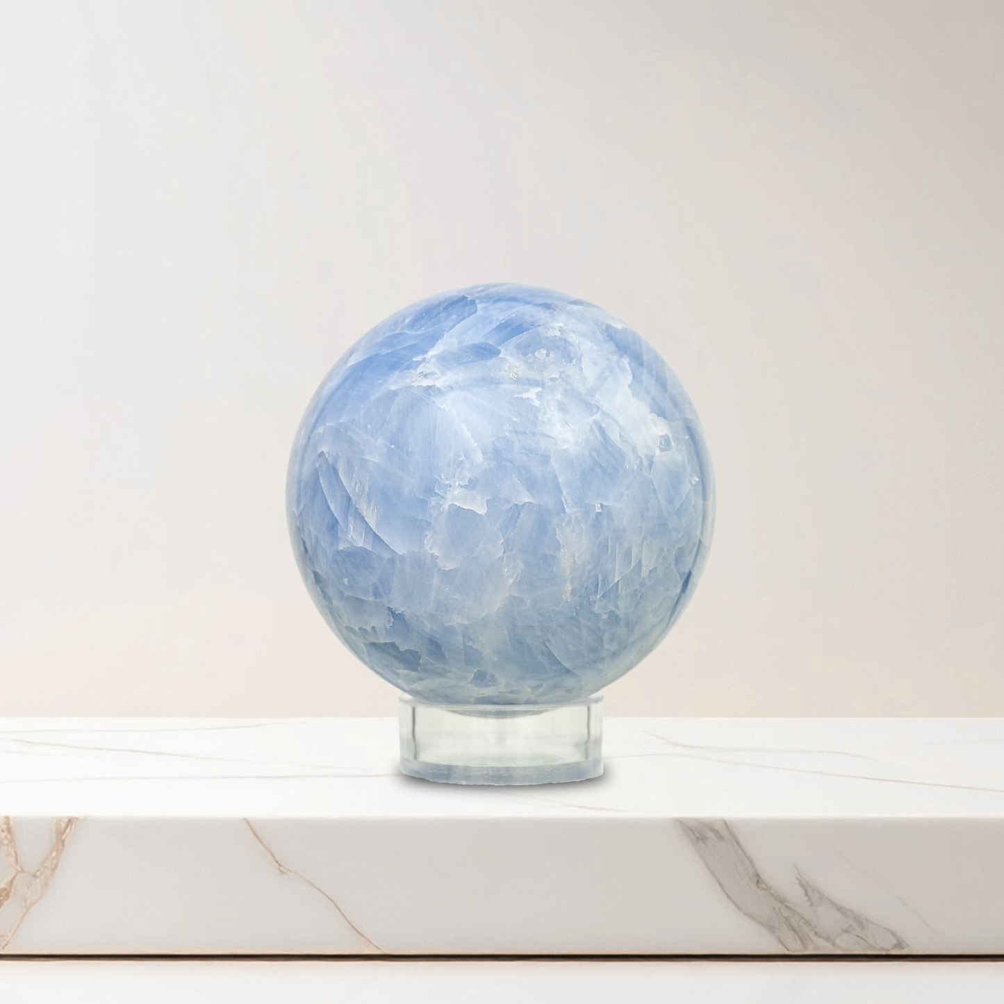 Blue Calcite Sphere