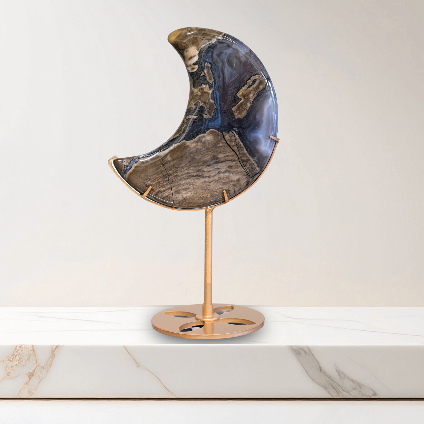Volacano Agate Moon